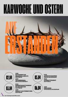 Termine für Ostern siehe evangelische Termine
